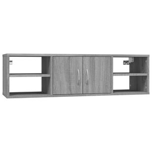 vidaXL Estante 102x30x29 cm derivados de madeira cinzento sonoma