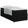 vidaXL Estrutura da Cama Preto 90 x 190 cm tecido