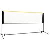 vidaXL Rede de badm&iacute;nton ajust&aacute;vel 300x103x94-158 cm metal