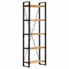 vidaXL Estante com 5 prateleiras 60x30x180cm madeira mangueira maci&ccedil;a