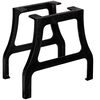 vidaXL Pernas para mesa de centro 2 pcs estrutura em A ferro fundido