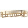 vidaXL Conjunto de Sof&aacute;s para Exterior 6 pcs Branco