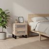 vidaXL Mesas de cabeceira 2 pcs 40x34x46cm mangueira branqueada maci&ccedil;a