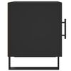 vidaXL Mesa de cabeceira 2 pcs 40x40x50 cm derivados de madeira preto