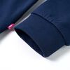 Sweatshirt para criança azul-marinho 92