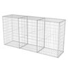 vidaXL Cesto gabi&atilde;o a&ccedil;o galvanizado 200x50x100 cm