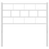 vidaXL Cabeceira de substitui&ccedil;&atilde;o 107 cm metal branco