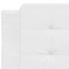 vidaXL Almofad&atilde;o de cabeceira Zadar 90 cm couro artificial branco