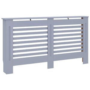vidaXL Cobertura de radiador 152x19x81,5 cm MDF antracite