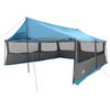 vidaXL Barraca Familiar Azul 600 x 400 x 268 cm Poli&eacute;ster e A&ccedil;o
