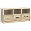 vidaXL Gabinete para TV com gaveta Carvalho Sonoma 102 x 34,5 x 47 cm