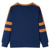 Sweatshirt para crian&ccedil;a azul-&iacute;ndigo 116