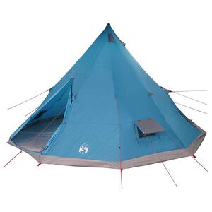 vidaXL Barraca Tipi com telhado Azul 560 x 560 x 300 cm tafet&aacute;