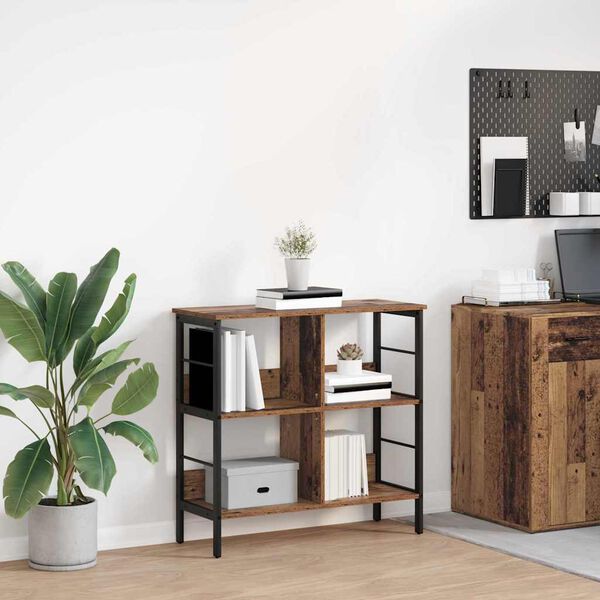 vidaXL Estante Madeira Antiga 82 x 32 x 79 cm Madeira processada