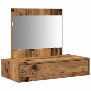 vidaXL Mesa de vestir Castanho 83 x 40 x 70 cm Derivados de Madeira