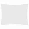 vidaXL Para-sol estilo vela tecido oxford retangular 3x6 m branco