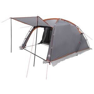vidaXL Tenda t&uacute;nel Cinza e Laranja 361 x 235 x 147 cm