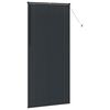 vidaXL Persianas venecianas com cortinas Preto 220 x 105 cm Alum&iacute;nio