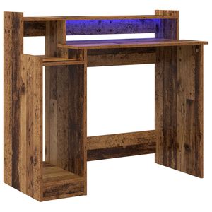 vidaXL Mesa Madeira antiga 97 x 45 x 90 cm Derivados de Madeira