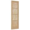 vidaXL Porta Interna Natural 61 x 198,5 cm Contraplacado