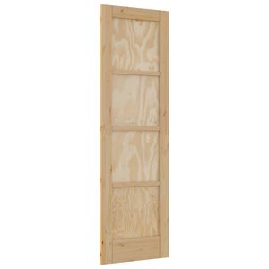 vidaXL Porta Interna Natural 61 x 198,5 cm Contraplacado