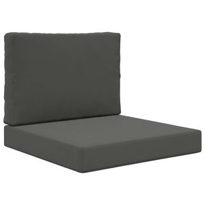 vidaXL Almofada para Sof&aacute; Externo Poli&eacute;ster Antracite 60 x 60 cm