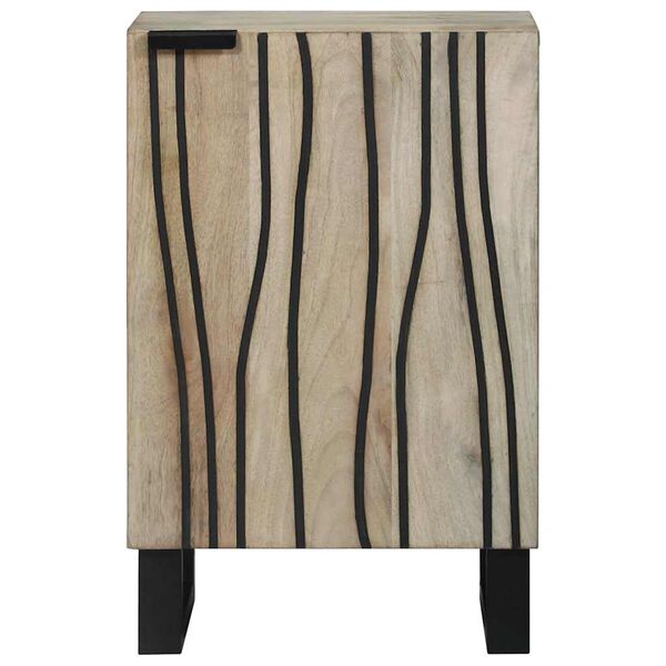 vidaXL Arm&aacute;rio para Pia de Banheiro com porta Branco 38 x 33,5 x 58 cm