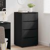 vidaXL Gabinetes de Armazenamento 2 pcs Preto 60 x 48 x 105 cm