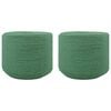 vidaXL Cord&atilde;o de Algod&atilde;o 2 unid. 2 mm 100 m Verde 100% Algod&atilde;o