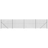 vidaXL Cerca de arame com flange 1,4x10 m antracite