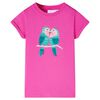 vidaXL T-shirt de crian&ccedil;a rosa-escuro 128