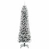 vidaXL &Aacute;rvore de Natal Artificial Branco 120 cm PVC, Metal e Pl&aacute;stico