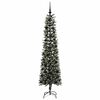 vidaXL &Aacute;rvore de Natal Artificial Verde 180 cm PVC, Pl&aacute;stico e A&ccedil;o