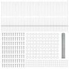 vidaXL Cerca com Poste Prateado 1 x 100 m A&ccedil;o