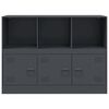 vidaXL Aparador 99x39x73 cm aço antracite