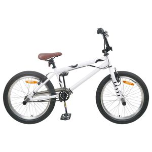vidaXL BMX 20 Polegadas para maiores de 9 anos Branco