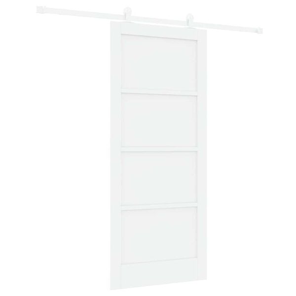 vidaXL Porta Deslizante ORKDAL Branco 86 x 198,5 cm