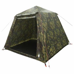 vidaXL Barraca de Pesca Quick Release 4 pessoas Camuflagem Leve