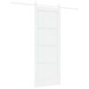 vidaXL Porta Deslizante ORKDAL 78 x 202 cm Derivados de Madeira Branco