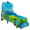 Worlds Apart Cama infant. c/ gaveta dinossauro 142x77x138cm azul/verde