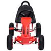 vidaXL Kart a pedais com pneus pneumáticos vermelho