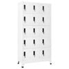 vidaXL Cacifo 90x40x180 cm a&ccedil;o branco
