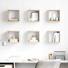 vidaXL Prateleiras de parede em forma de cubo 6 pcs 22x15x22 cm sonoma
