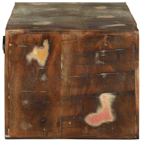 vidaXL Armário de TV Multicolor Madeira recuperada maciça