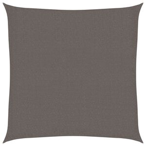 vidaXL Guarda-sol HDPE quadrada 3.6 x 3.6 x 3.6 m antracite