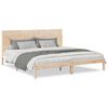 vidaXL Cama extra longa sem colch&atilde;o 180x220 cm madeira maci&ccedil;a