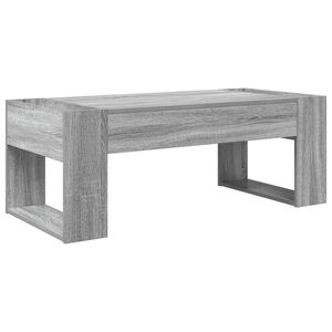 vidaXL Mesa de centro Cinza Sonoma 110 x 50 x 41 cm