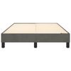 vidaXL Estrutura de cama com molas 120x200 cm veludo cinzento-escuro