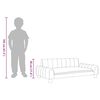 vidaXL Sof&aacute; infantil 90x53x30 cm couro artificial preto