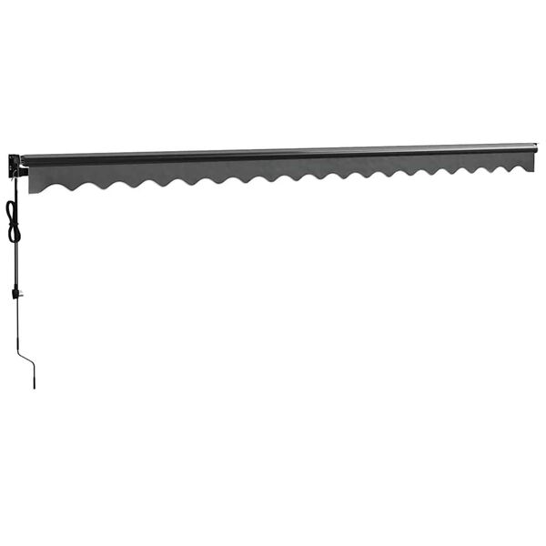 vidaXL Toldo retr&aacute;til autom&aacute;tico 5x3 m antracite